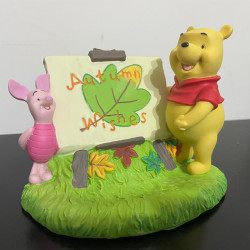 Disney Winnie the Pooh and Piglet Autumn Wish Figurine