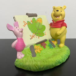 Disney Winnie the Pooh and Piglet Autumn Wish Figurine