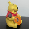 Disney Winnie the Pooh Guitar-playing Piggy Bank Ceramic Limited Edition Collectible