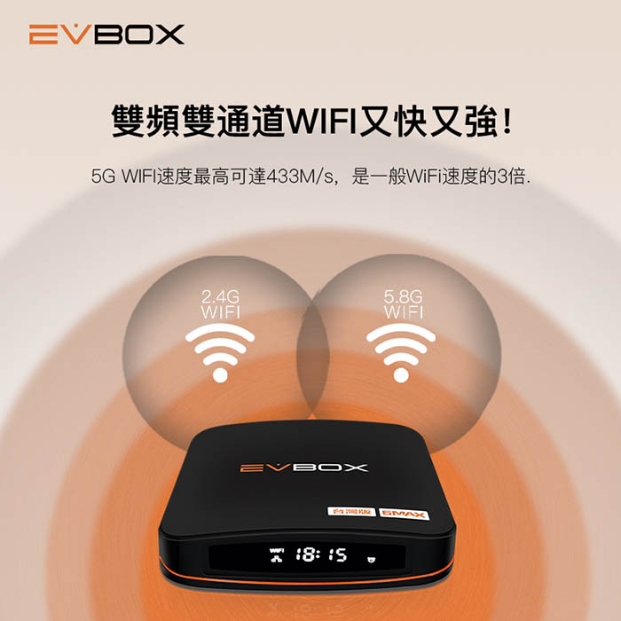 [Express Shipment] EVBOX 6Max TV Android Online box Station Live channel  EVPAD