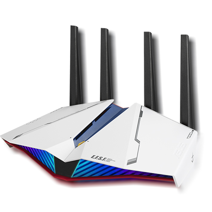 ASUS RT-AX82U GUNDAM EDITION AX5400 Dual Band WiFi 6 Gaming Router ...